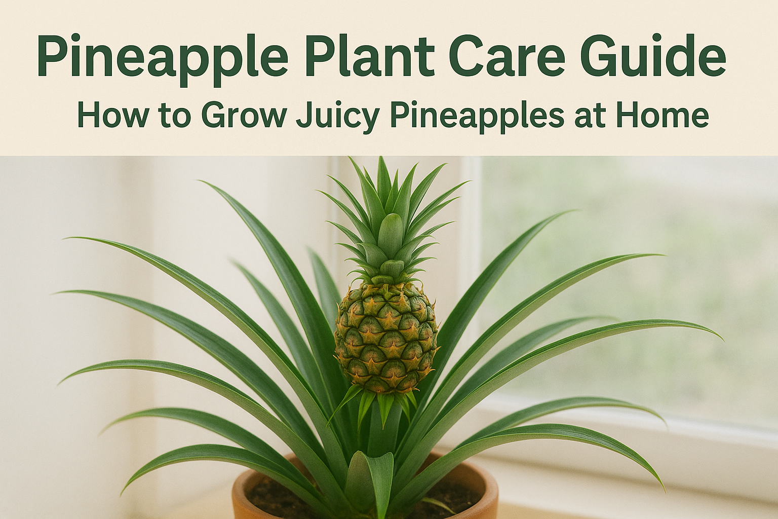 Pineapple Plant: Easy Home Growing and Care Guide - rootzara.com